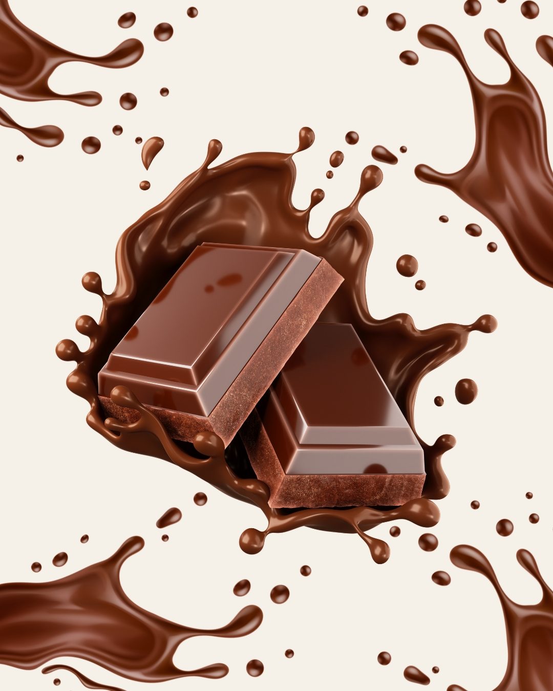 Barras de chocolate Classic & Co. com respingo